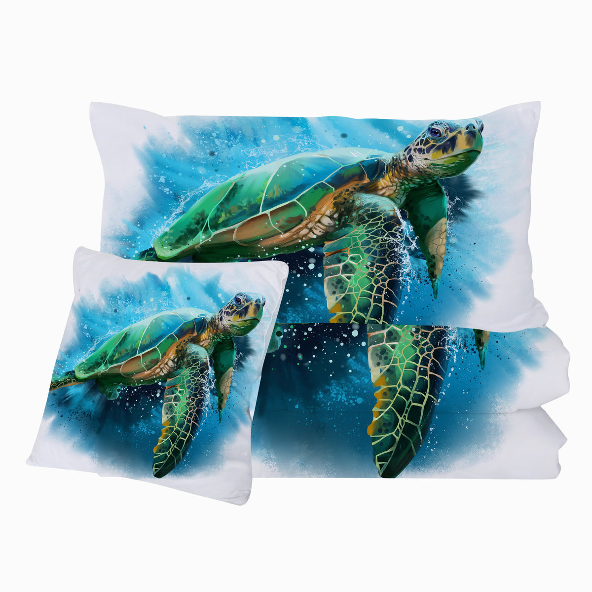 Queen of the Ocean Comforter with Shams and Pillow Cover