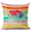 Rainbow Sea Turtle Pillow Cover ❤ SALE!