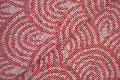 Red Waves 100% Cotton Towel