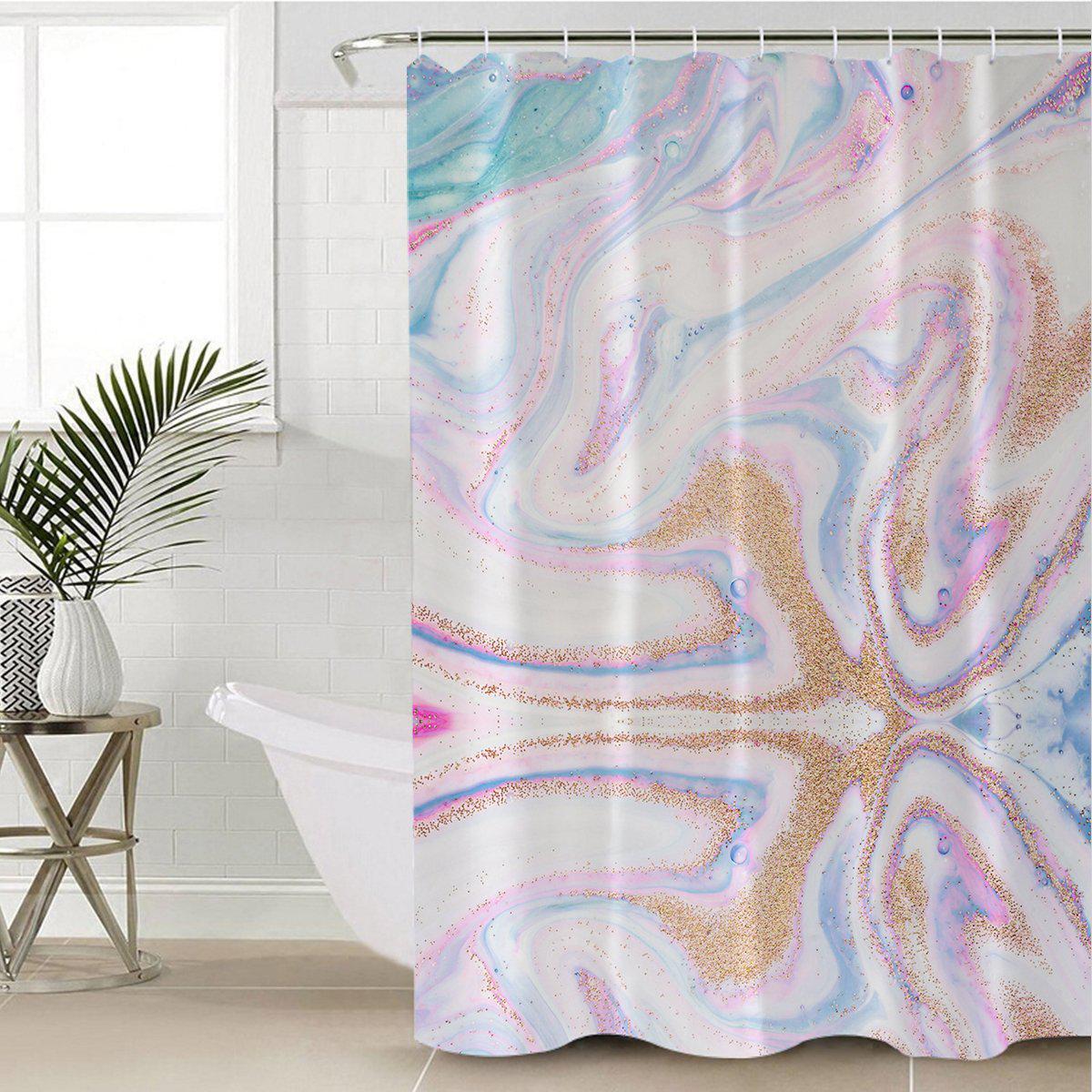 Shower Curtain - Tropical Palm Leaves by Coastal Passion