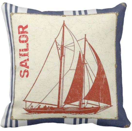 Sailor Pillow Cover