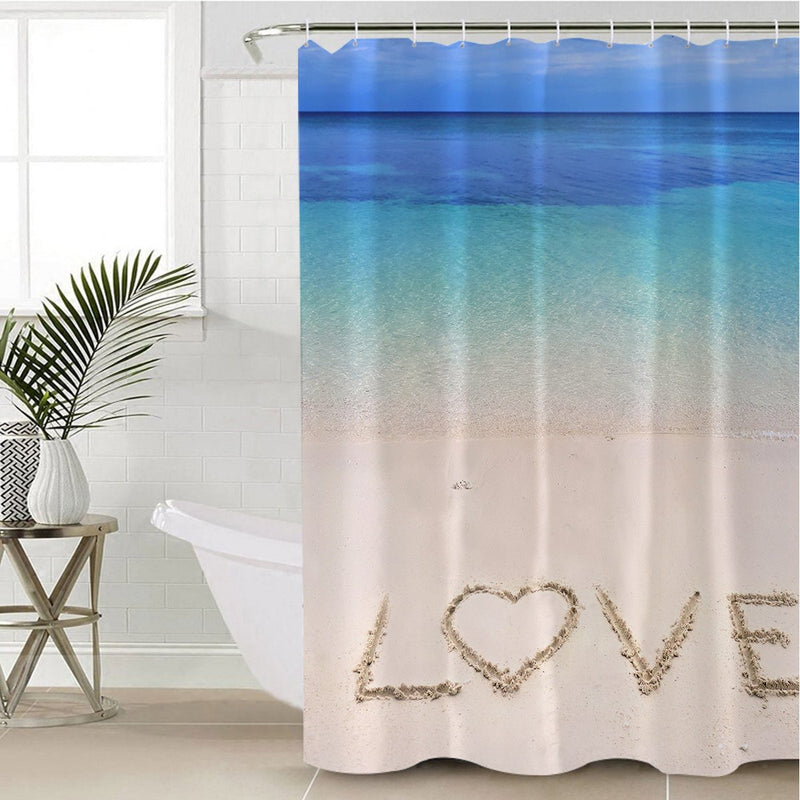 Sandy Love Shower Curtain
