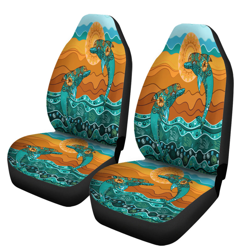 Dancing Dolphins Car Seat Cover