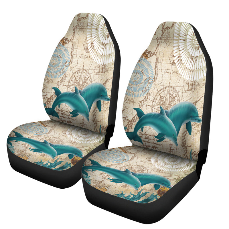 Dolphin Love Car Seat Cover