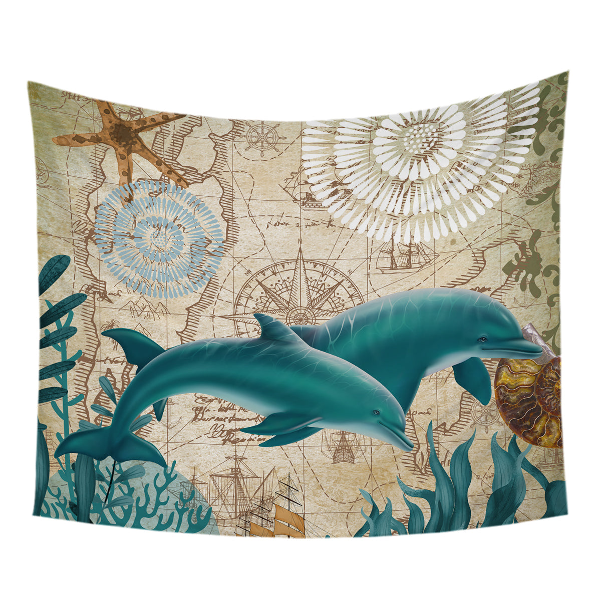 Dolphin Love Tapestry