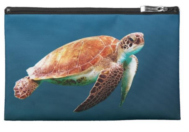 Sea Turtle 2 Beach Pouch
