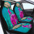 Sea Turtle and Orchids Car Seat Cover
