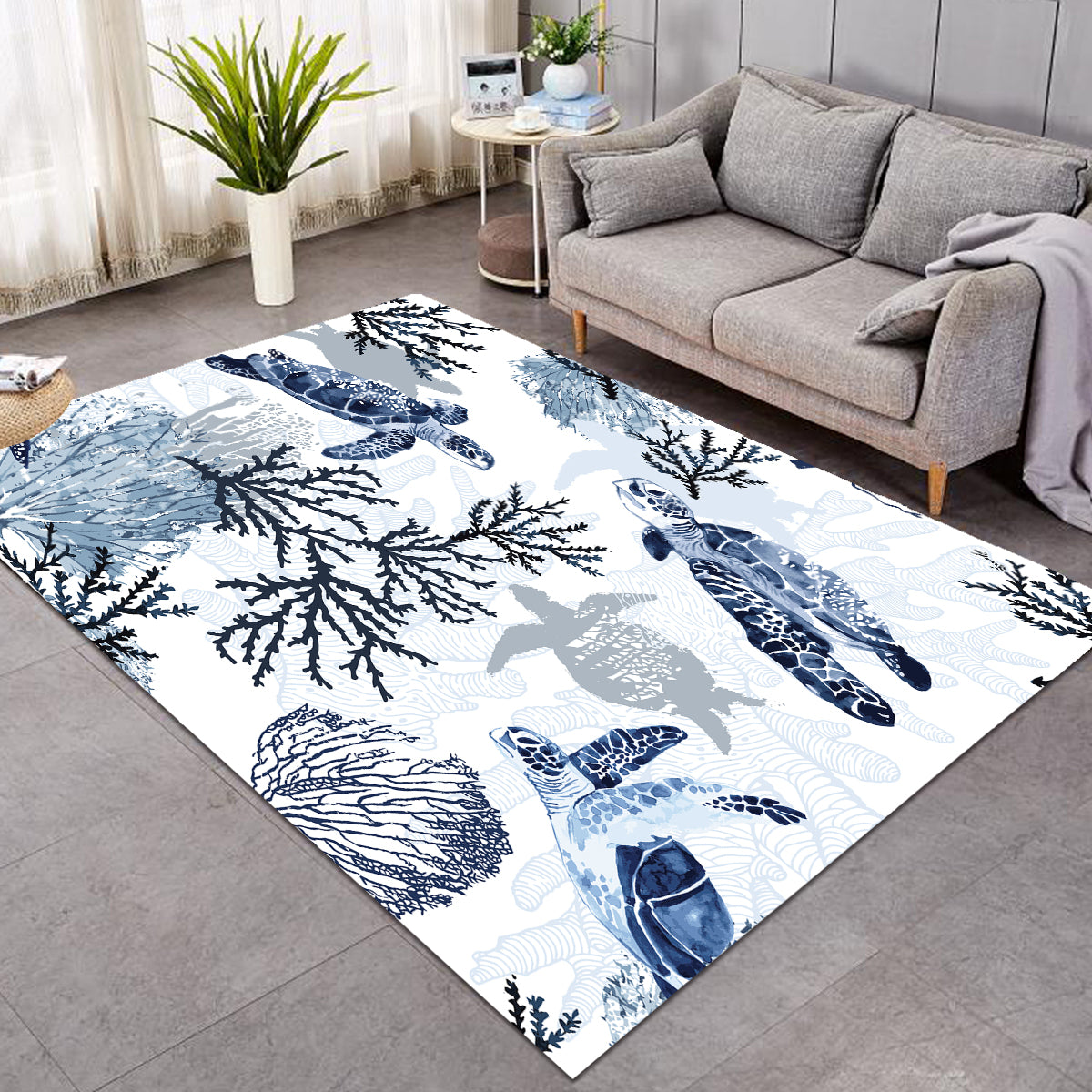 Sea Turtle Wonders Area Rug