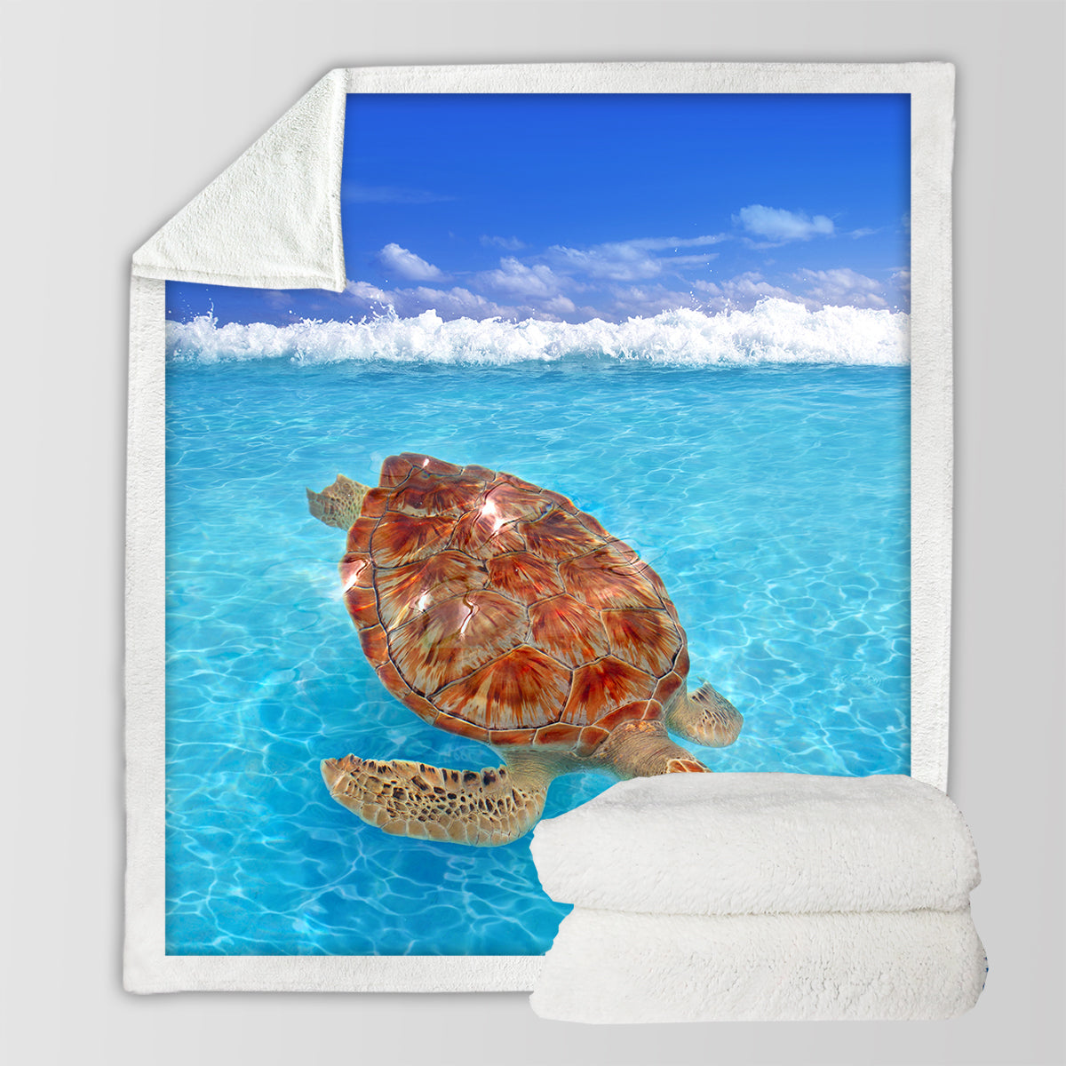 Sea Turtle Bedspread Blanket