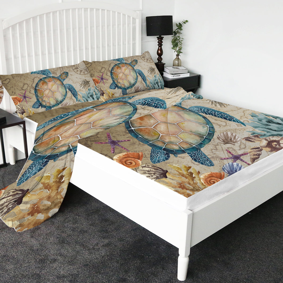 Sea Turtle Island Sheet Set