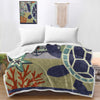 Sea Turtle Passion Bedspread Blanket