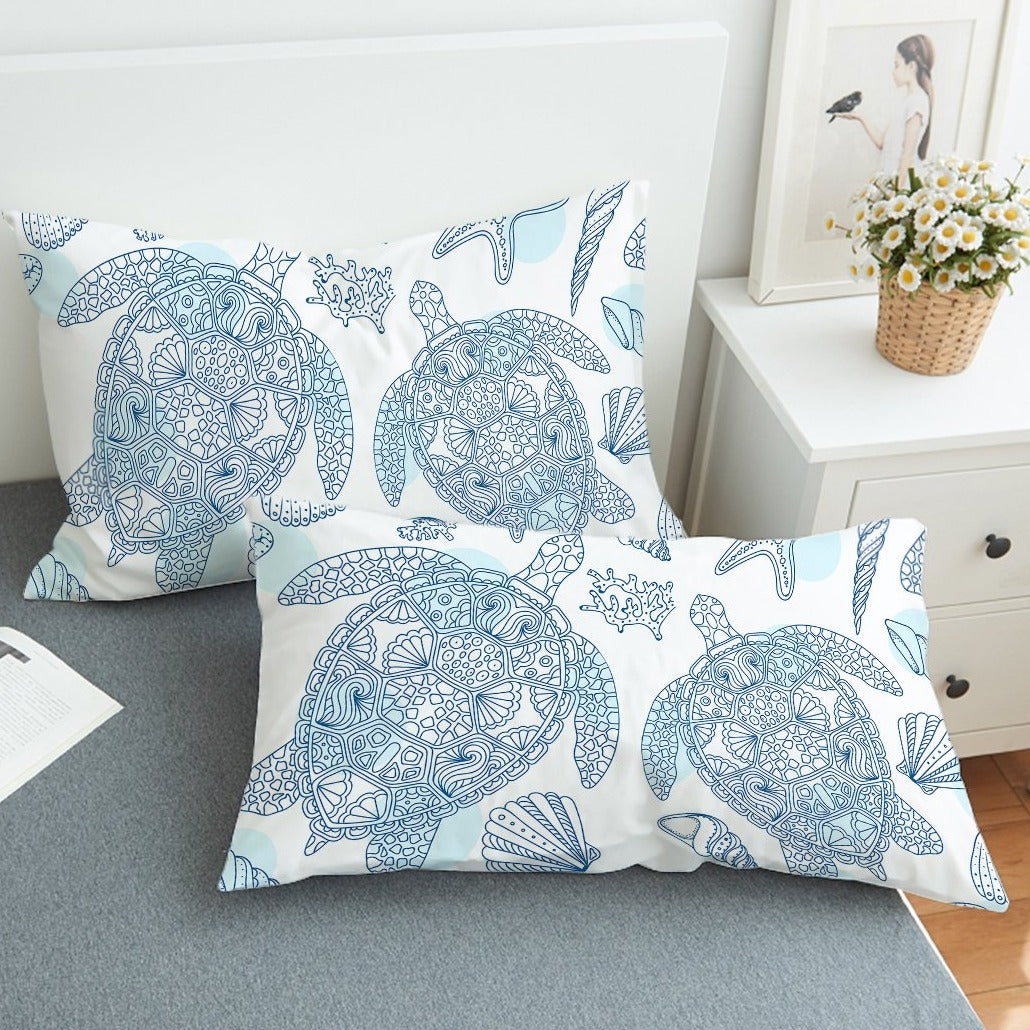 Sea Turtles Way Pillow Sham