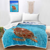 Sea Turtle Soft Sherpa Blanket