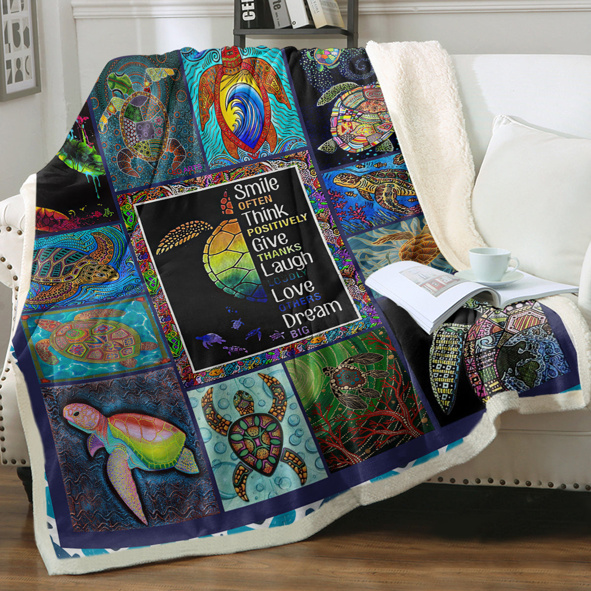 Sea Turtle Dreams Bedspread Blanket