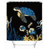 Sea Turtle Blues Shower Curtain