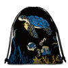 Sea Turtle Blues Towel + Backpack