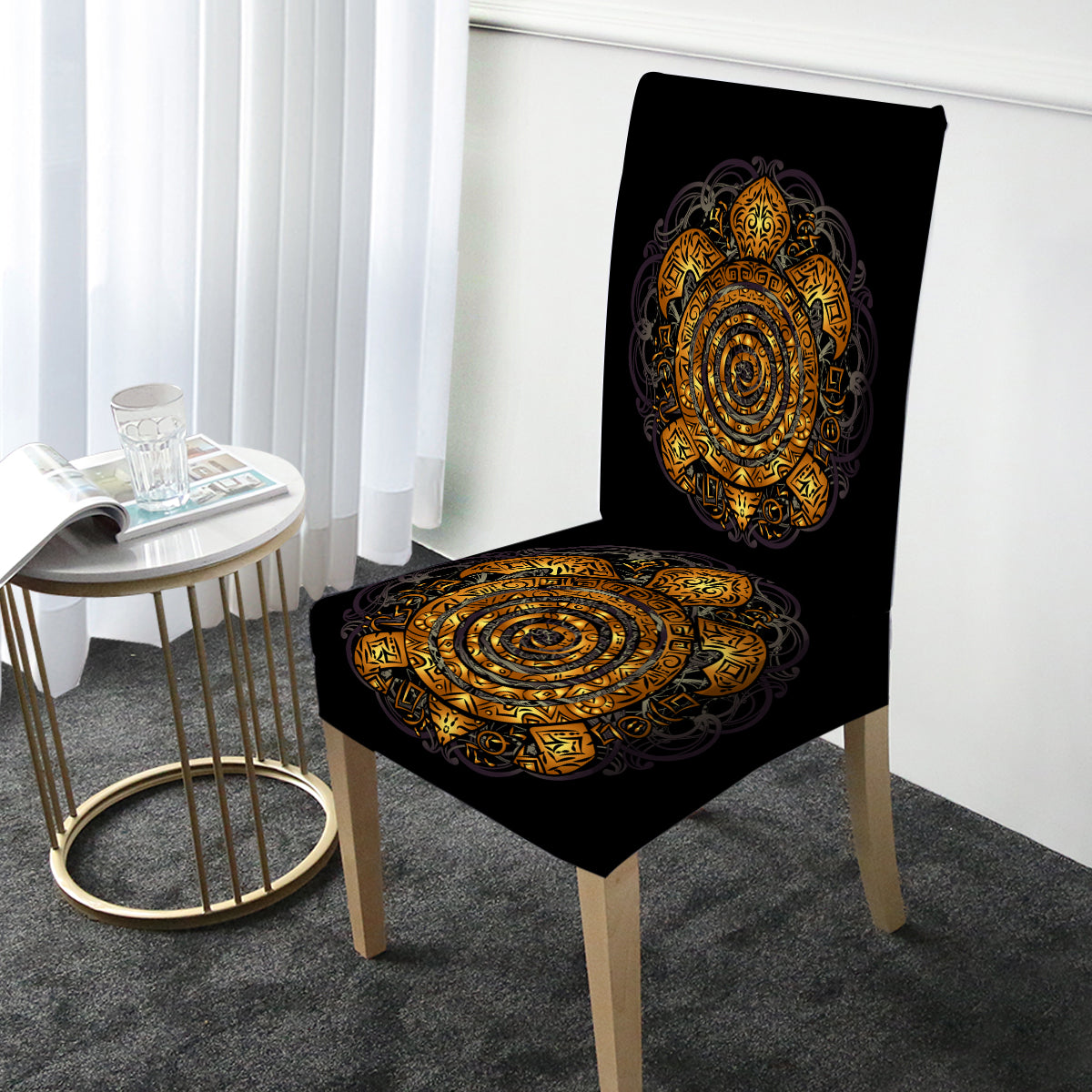 Sea Turtle Maze Chair Cover