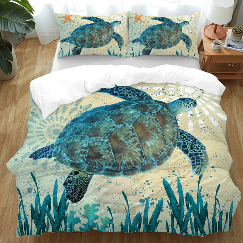 Sea Turtle Explorer Bedding Set