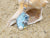 Sea Turtle Family Pendant with Fresh Pearl, Larimar and Blue Topaz - Custom Piece