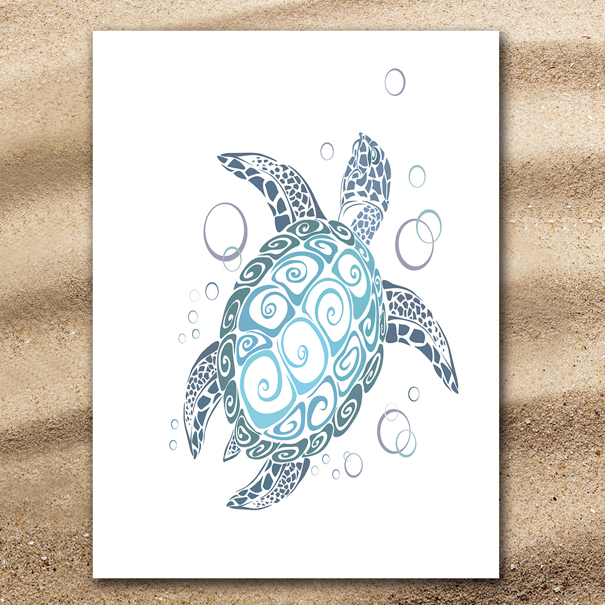 White Turtle Twist Extra Large Towel