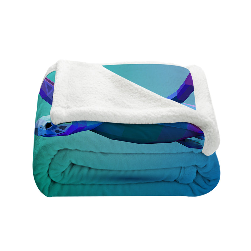 Sea Turtle Glide Bedspread Blanket