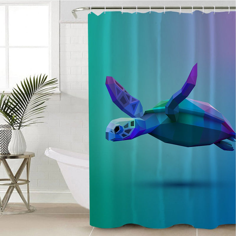 Sea Turtle Glide Shower Curtain