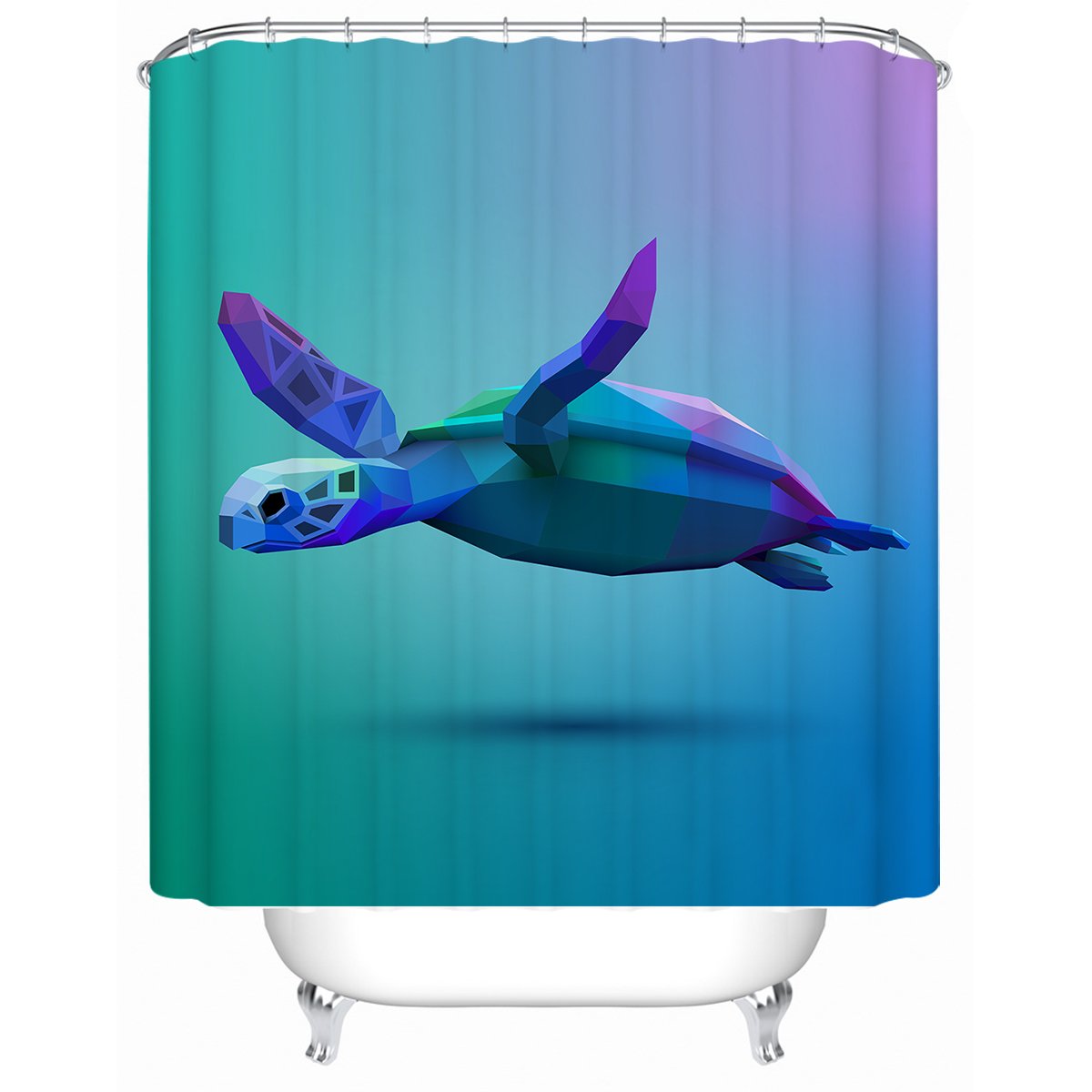 Sea Turtle Glide Shower Curtain