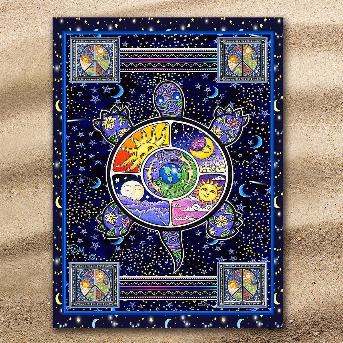 The Original Sea Turtle World Extra Large Towel