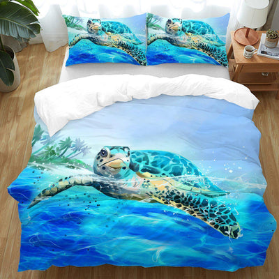 Sea Turtle Life Duvet Cover Set