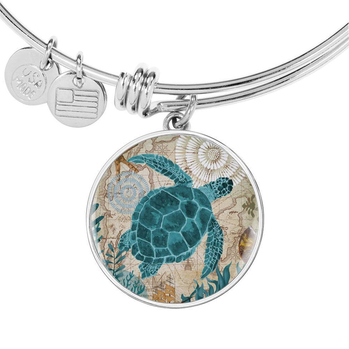 Alex and ani sea discount turtle and green beach charm