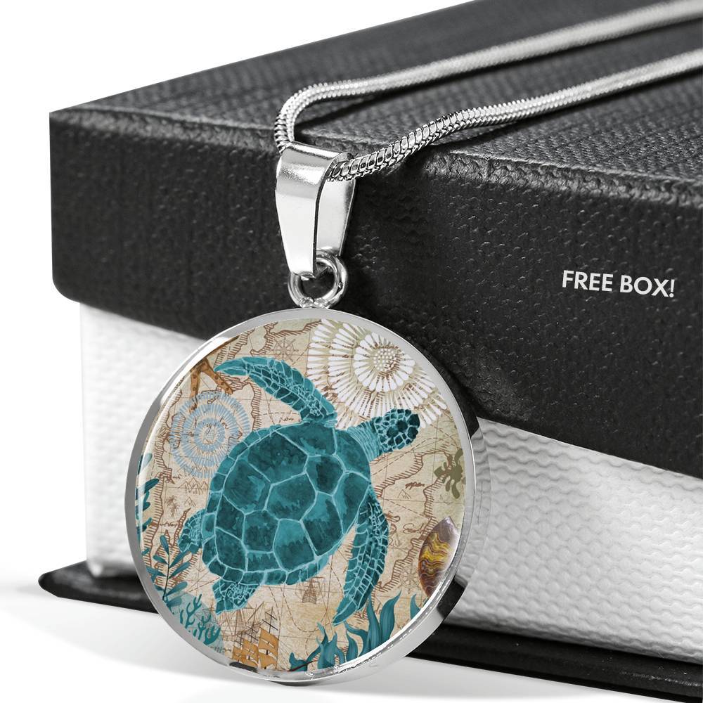 Sea Turtle Love Necklace