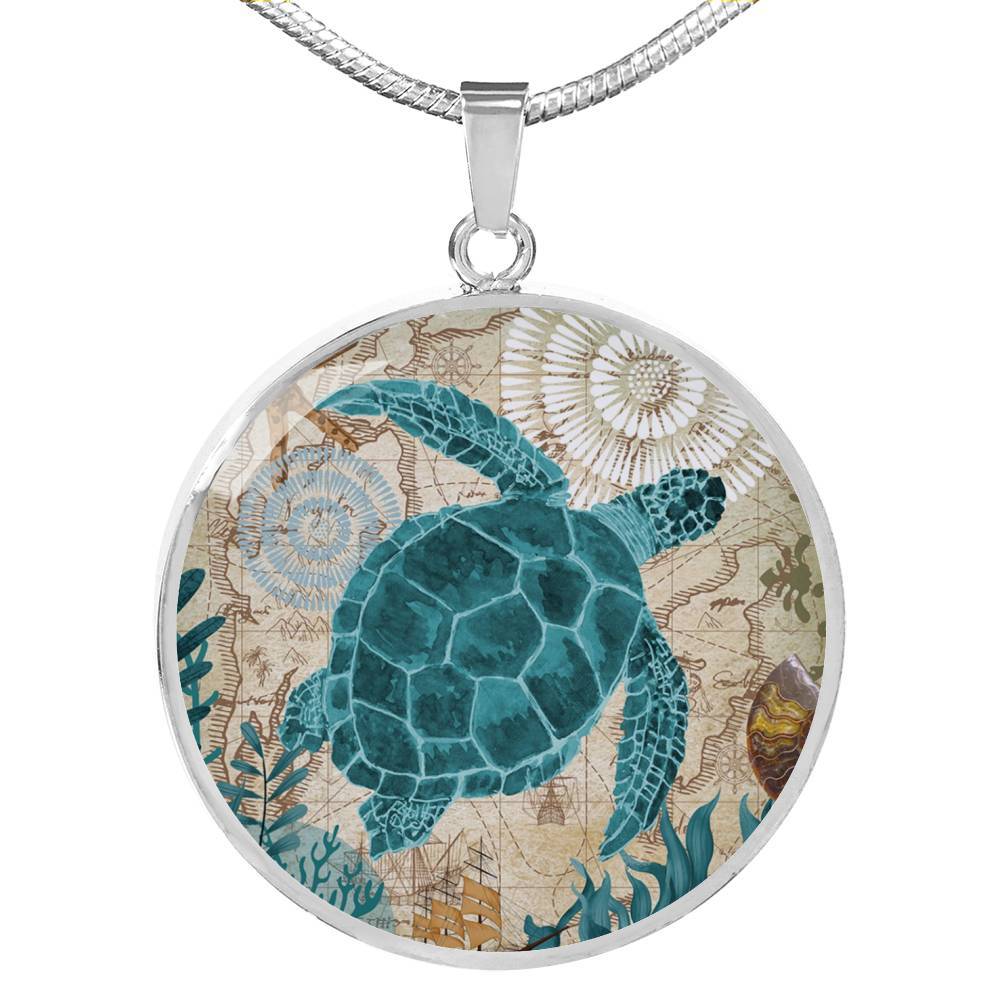 Sea Turtle Love Necklace