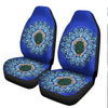 Blue Mandala Turtle Car Seat Cover