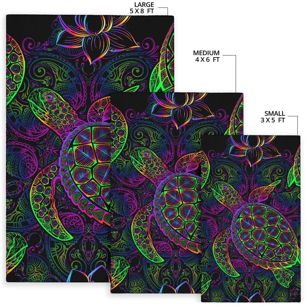 Sea Turtle Mysteries Area Rug