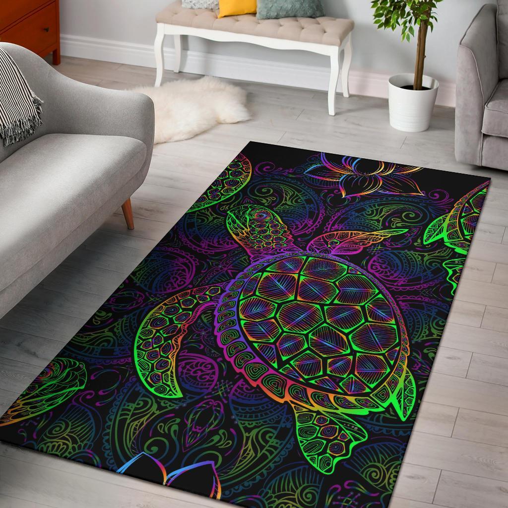 Sea Turtle Mysteries Area Rug