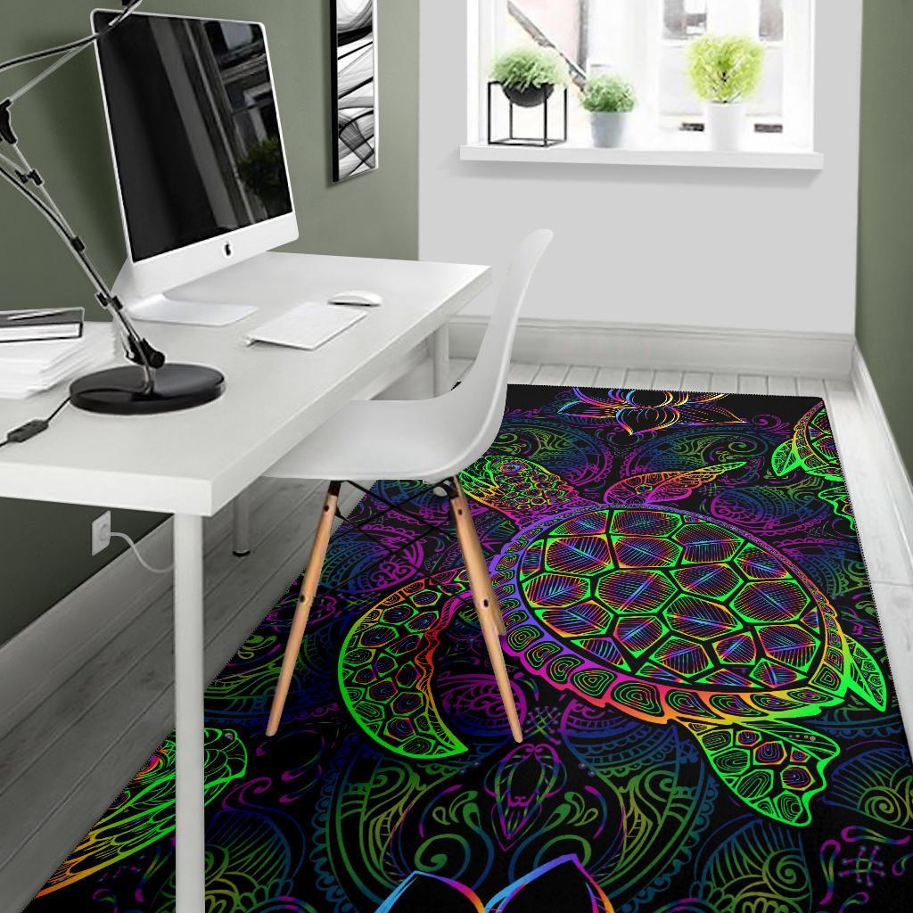 Sea Turtle Mysteries Area Rug