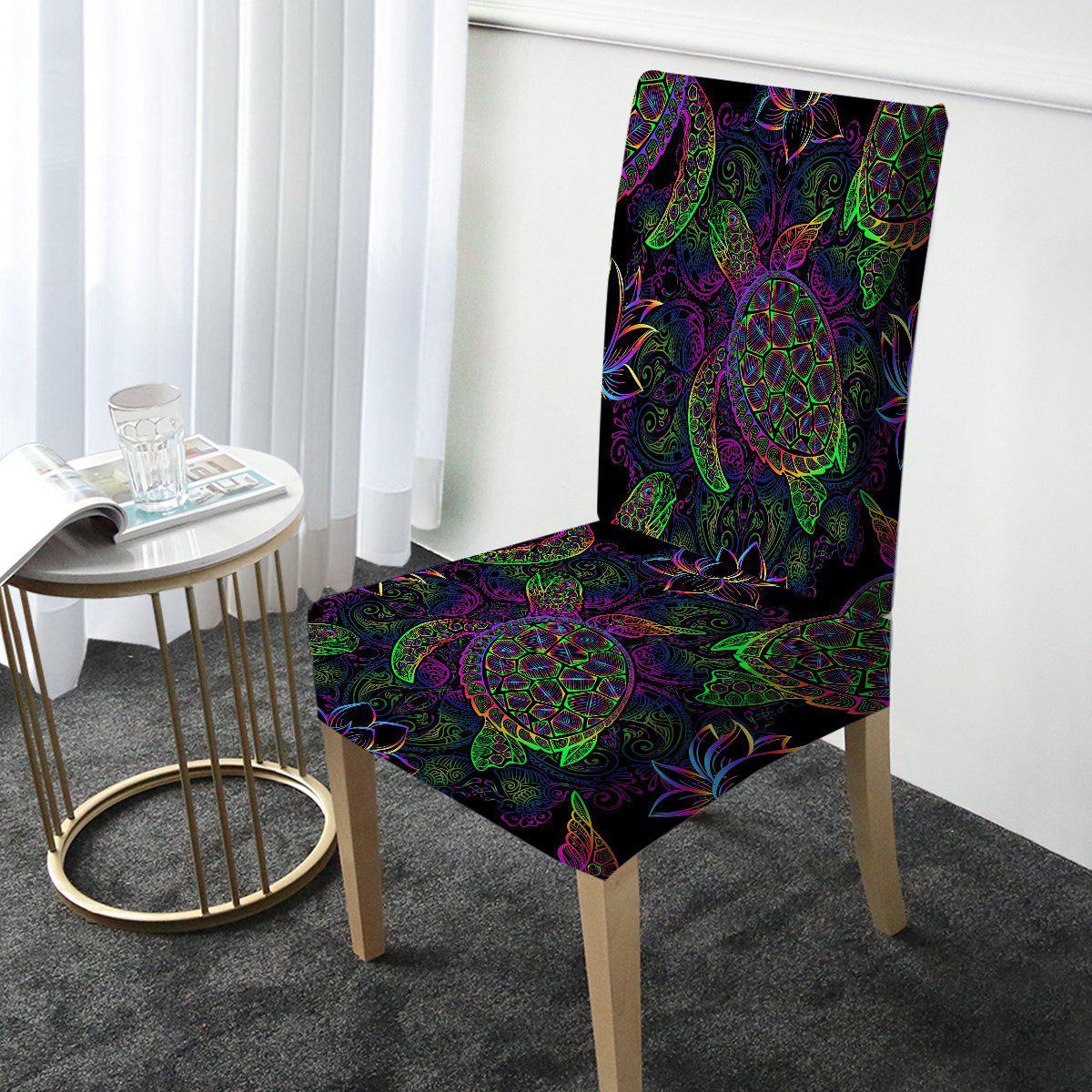 Sea Turtle Mysteries Chair Cover