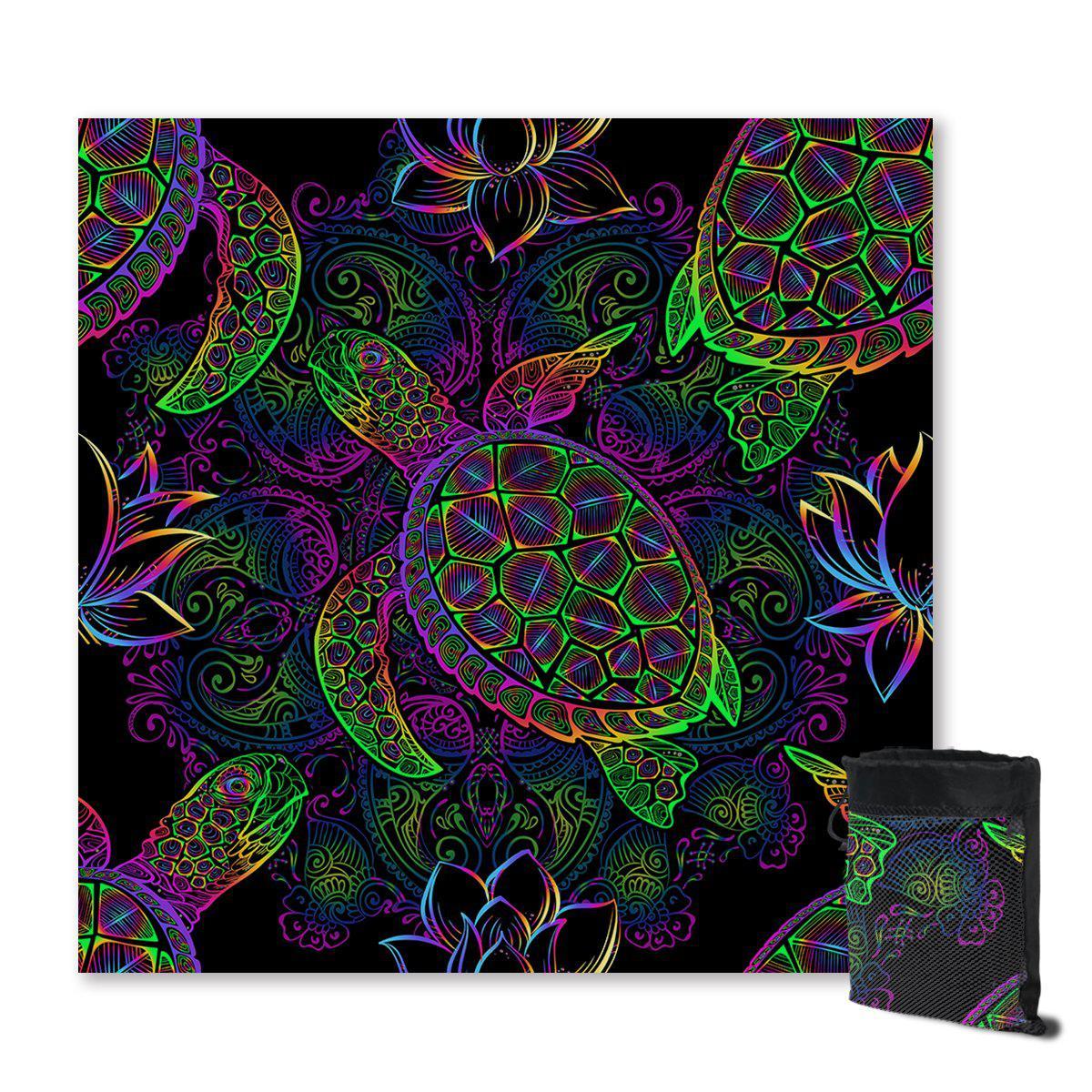 Sea Turtle Mysteries Sand Free Towel