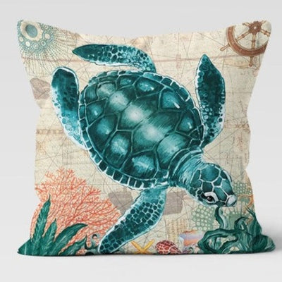 Under the Sea Set of 4 Pillow Covers