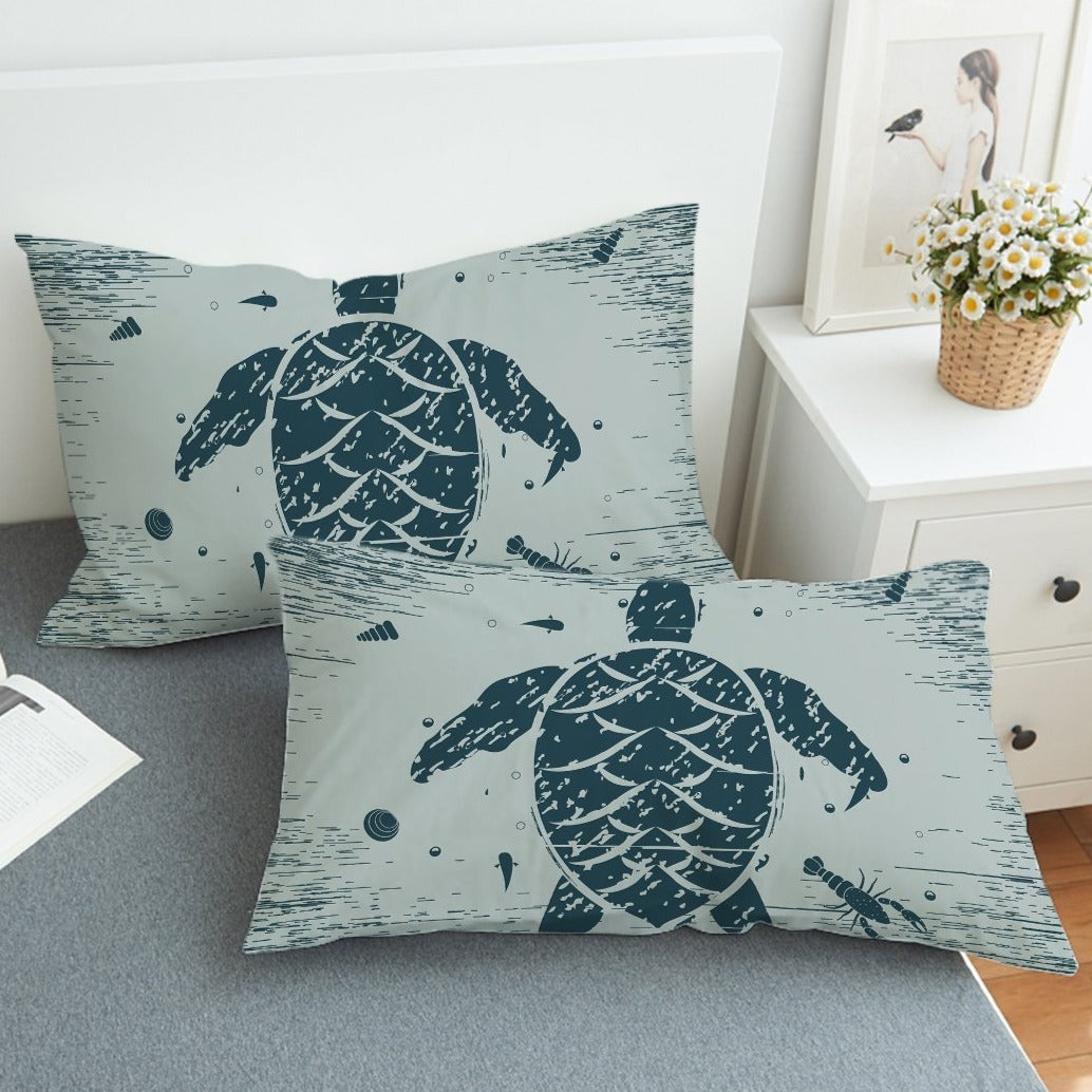Sea Turtle Treasure Pillow Sham