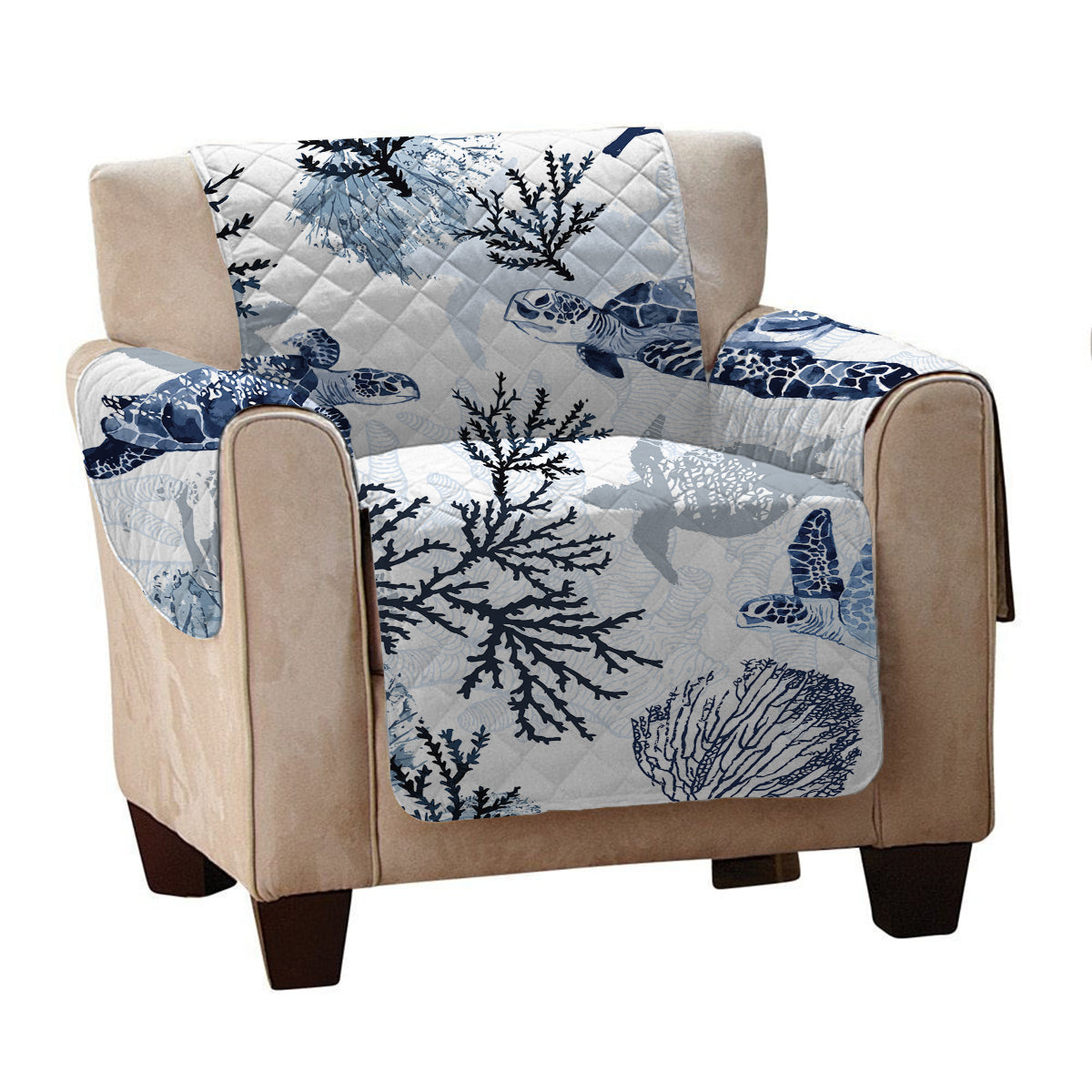 Sea Turtle Wonders Sofa Cover