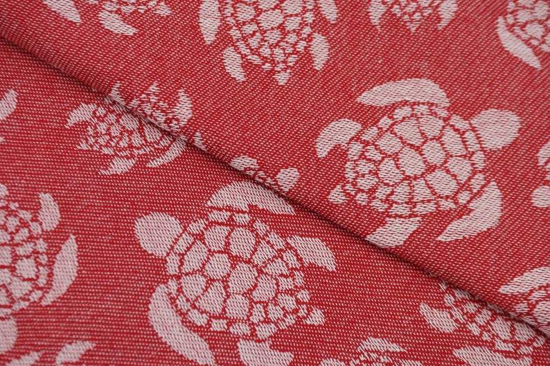 Sea Turtle Red 100% Cotton Towel
