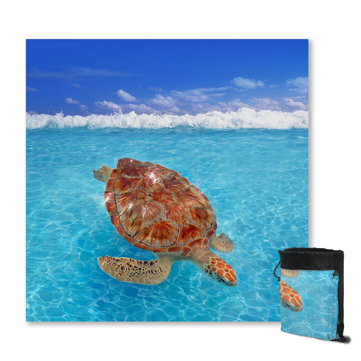 Sea Turtle Sand Free Towel