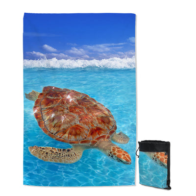 Sea Turtle Sand Free Towel