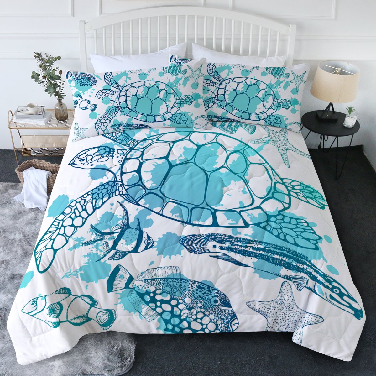 Sea Turtle Society Comforter Set