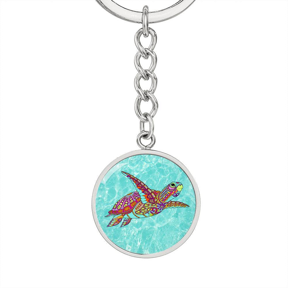Sea Turtle Spirit Beachy Keychain
