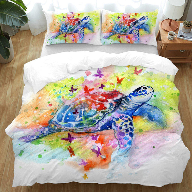 Sea Turtle Splash Bedding Set