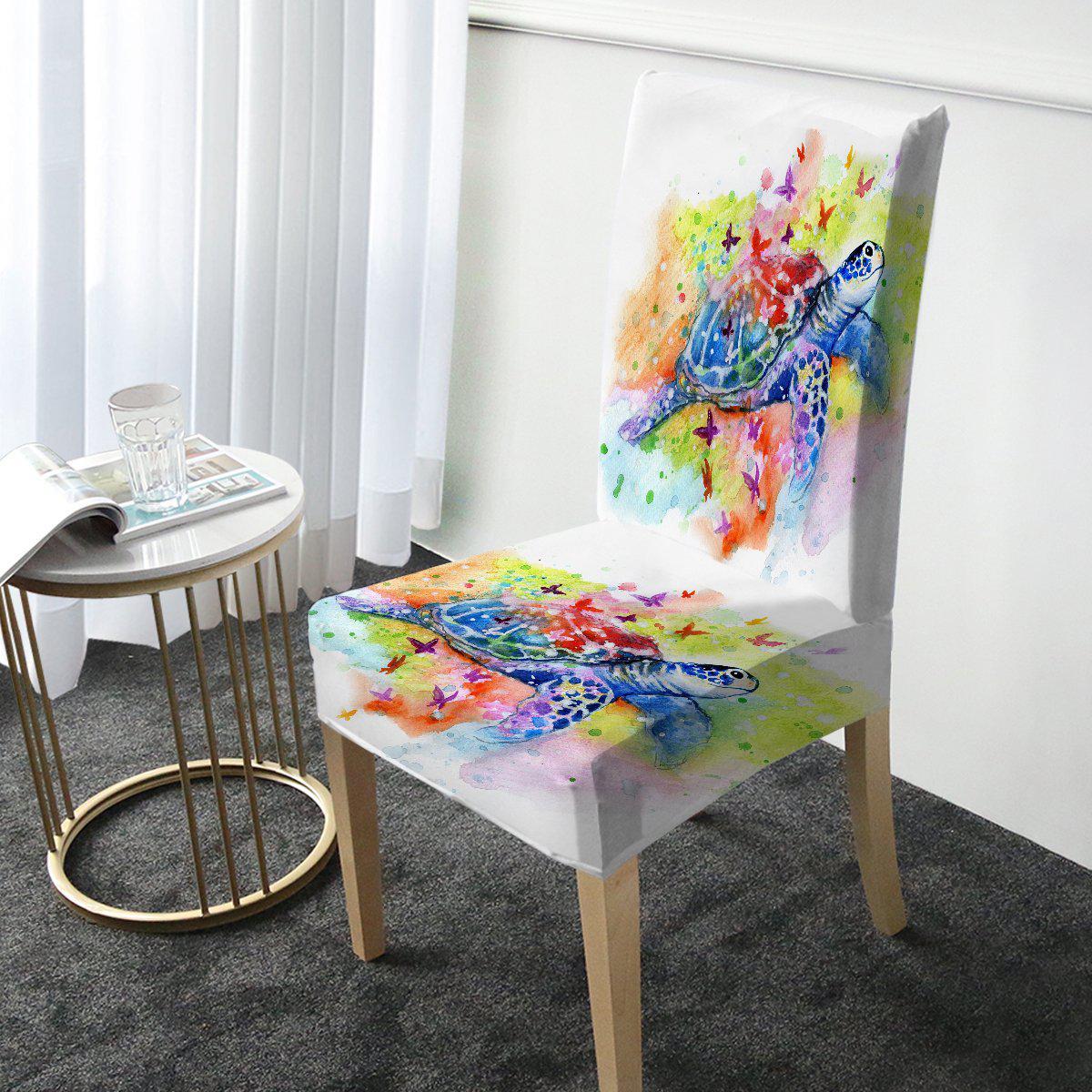 Sea Turtle Splash Chair Cover