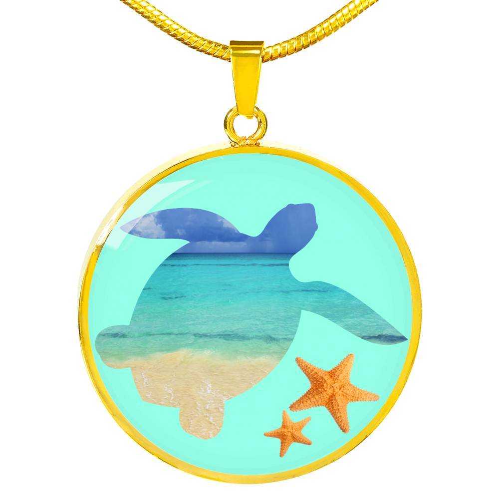 Sea Turtle Starfish Necklace