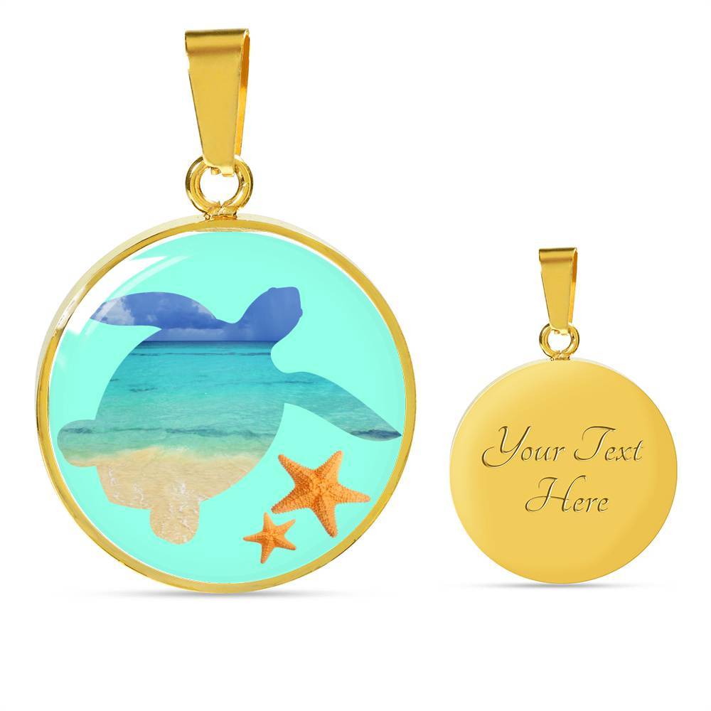 Sea Turtle Starfish Necklace